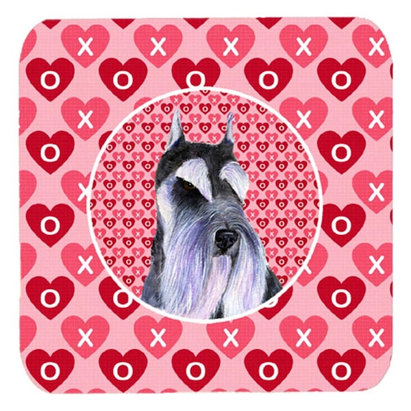 Carolines Treasures Schnauzer Foam Coasters- Set of 4 - SS4477FC