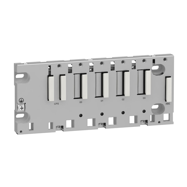 Schneider Electric Backplane, plataforma de automatización Modicon X80, 4 slots, montaje en panel, placa o riel DIN - BMXXBP0400