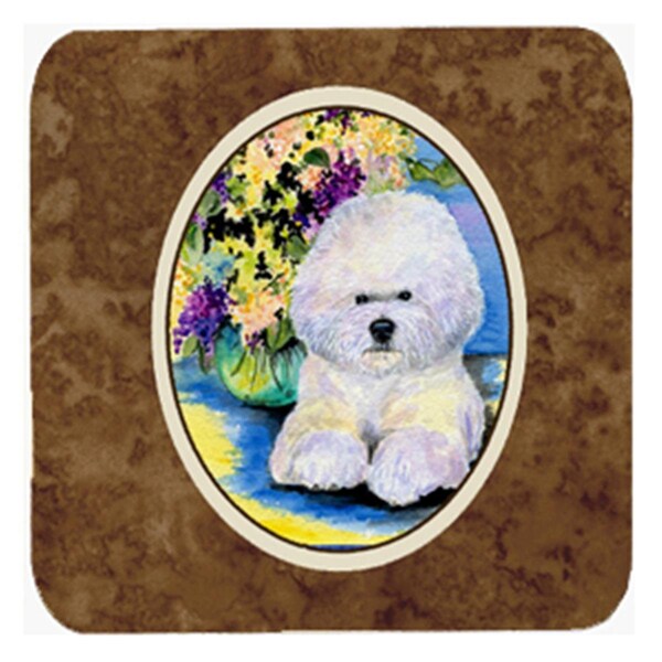 Carolines Treasures Bichon Frise Foam Coasters - Set of 4 - SS8295FC