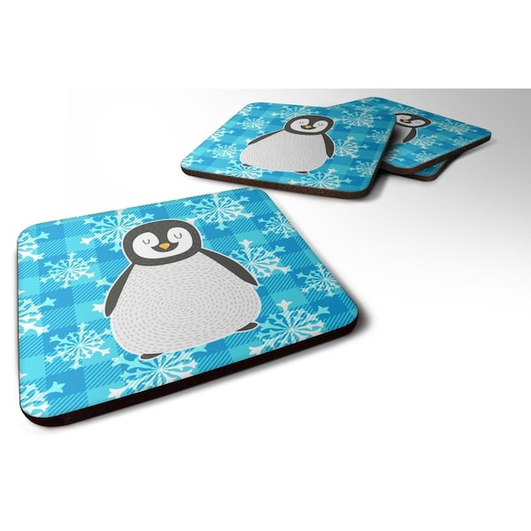 Carolines Treasures Penguin Foam Coasters - Set of 4 - BB6771FC