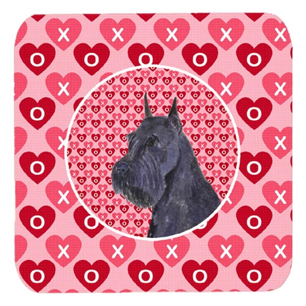 Carolines Treasures Schnauzer Foam Coasters- Set of 4 - SS4523FC