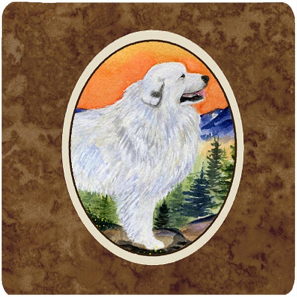 Carolines Treasures Great Pyrenees Foam Coasters- Set of 4 - SS8183FC