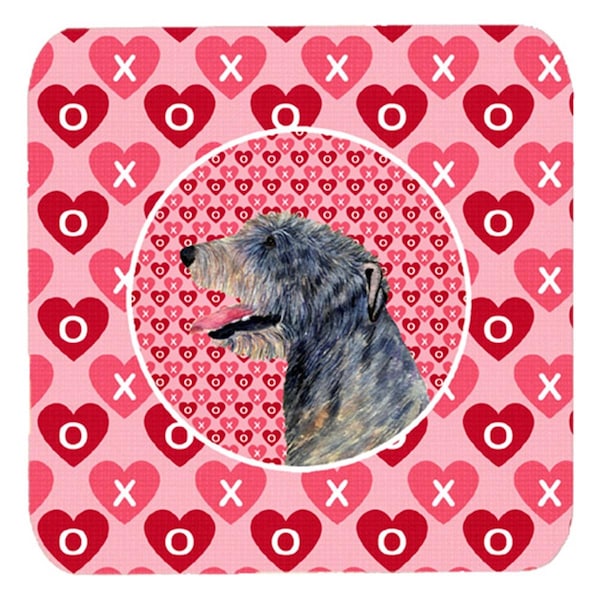 Carolines Treasures Irish Wolfhound Foam Coasters- Set of 4 - SS4506FC