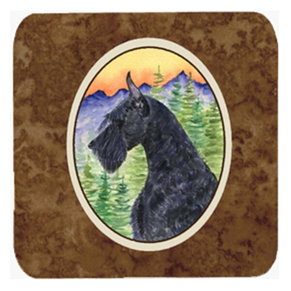 Carolines Treasures Schnauzer Foam Coasters - Set of 4 - SS8256FC