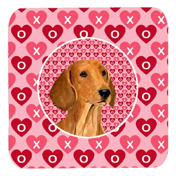 Carolines Treasures Dachshund Foam Coasters- Set of 4 - SS4487FC