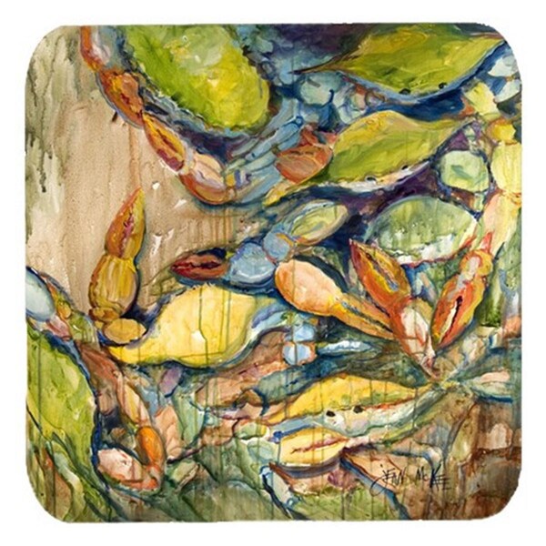 Carolines Treasures Jubilee Crabs Foam Coasters- Set of 4 - JMK1248FC