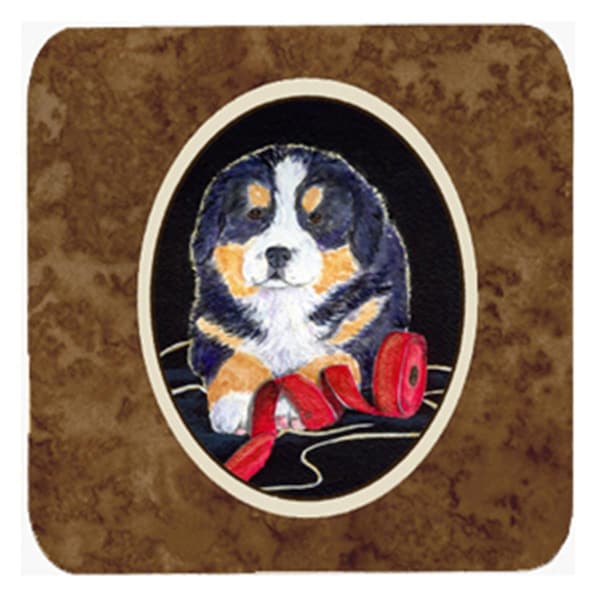 Carolines Treasures Bernese Mountain Dog Foam Coasters- Set of 4 - SS8569FC