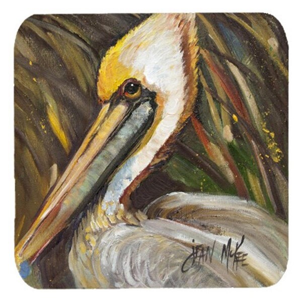 Carolines Treasures Pelican Lookin East Foam Coasters- Set of 4 - JMK1217FC