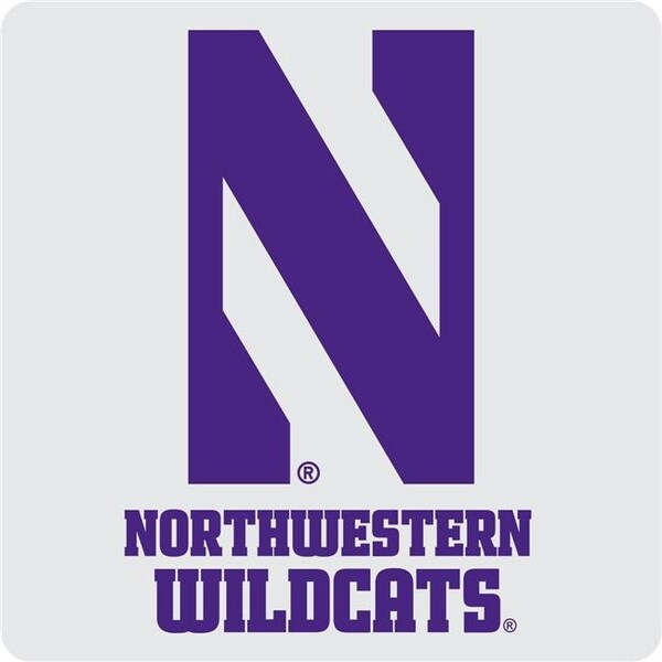 R & R Imports R & R Imports CST6-A-C-NWN19 Northwestern University Wildcats Acrylic Square Coaster - Pack of 6 - CST6-A-C-NWN19