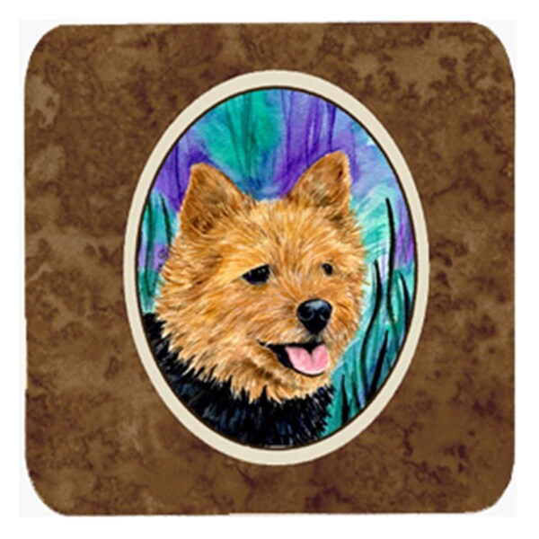 Carolines Treasures Norwich Terrier Foam Coasters - Set of 4- 3.5 x 3.5 In. - SS8431FC