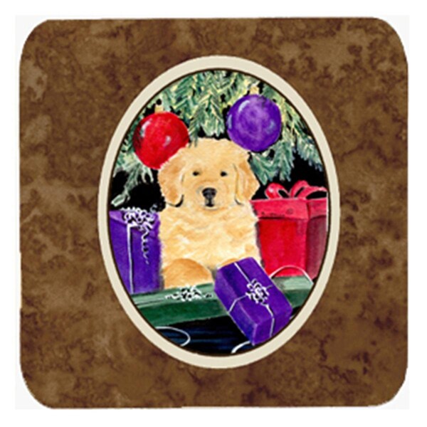 Carolines Treasures Golden Retriever Foam Coasters- Set of 4 - SS8581FC