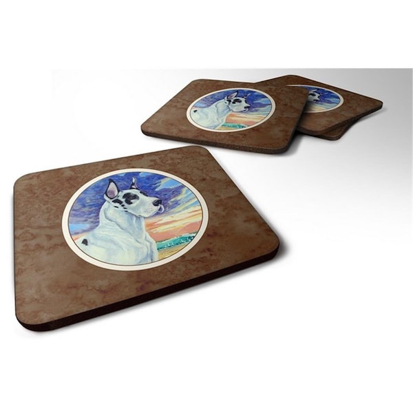 Carolines Treasures Harelquin Great Dane Foam Coaster, Set of 4 - 7098FC