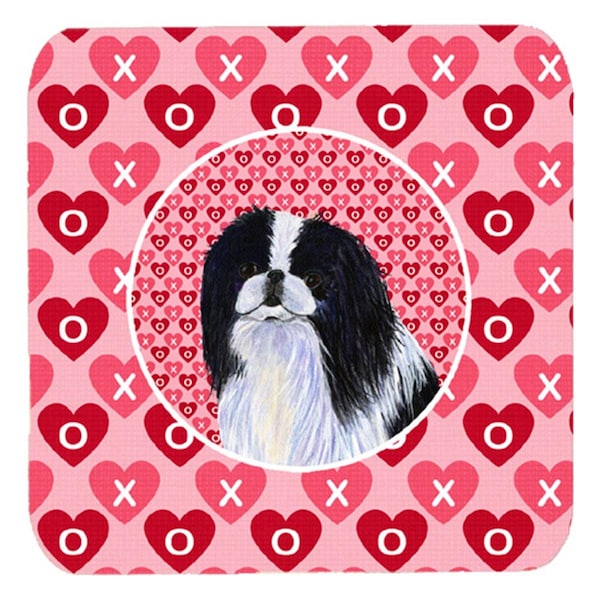 Carolines Treasures Japanese Chin Foam Coasters- Set of 4 - SS4467FC