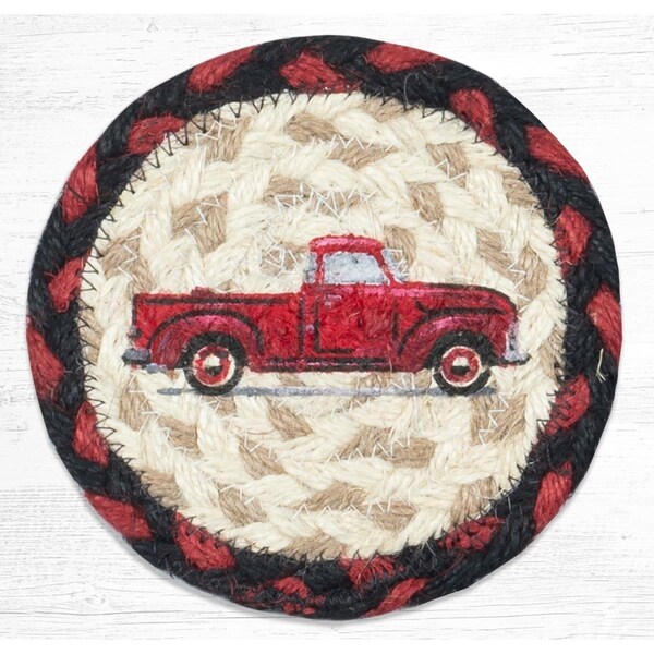 Razoredge 5 x 5 in. IC-19 Vintage Red Truck Printed Coaster - RA2548576