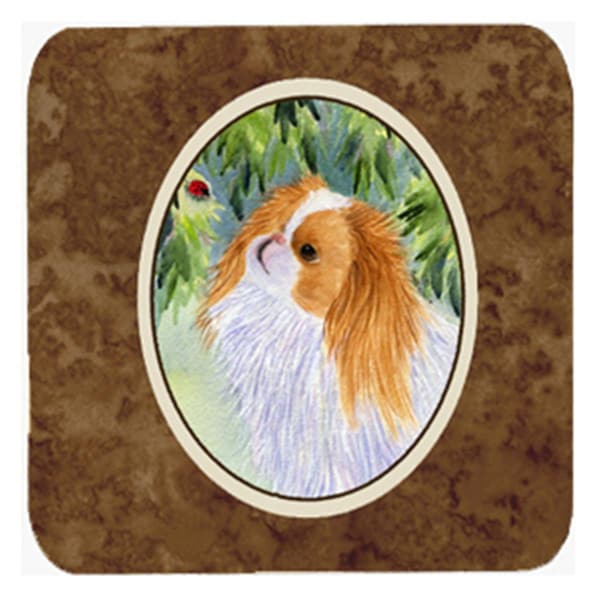 Carolines Treasures Japanese Chin Foam Coasters - Set of 4 - SS8260FC