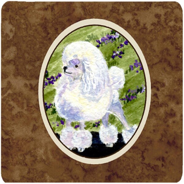 Carolines Treasures Poodle Foam Coasters- Set of 4 - SS8620FC