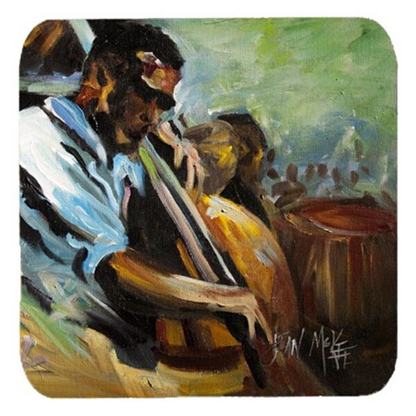 Carolines Treasures Jazz Bass Foam Coasters- Set of 4 - JMK1278FC