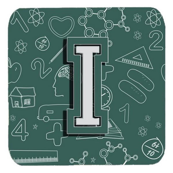 Carolines Treasures Letter I Back To School Initial Foam Coasters- Set of 4 - CJ2010-IFC