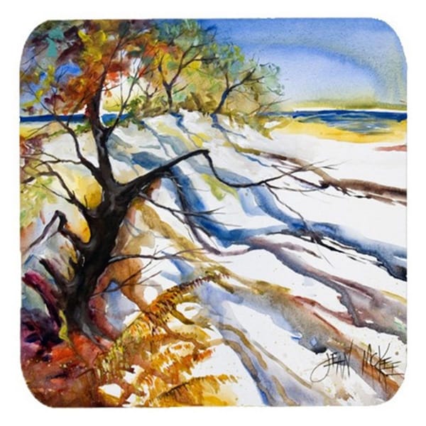 Carolines Treasures Sand Dune Foam Coasters- Set of 4 - JMK1272FC