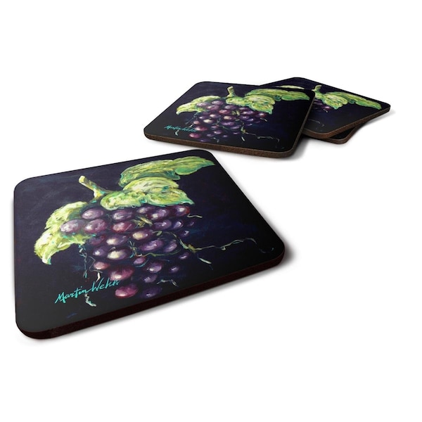 Carolines Treasures Welchs Grapes Foam Coasters - Set of 4 - MW1362FC