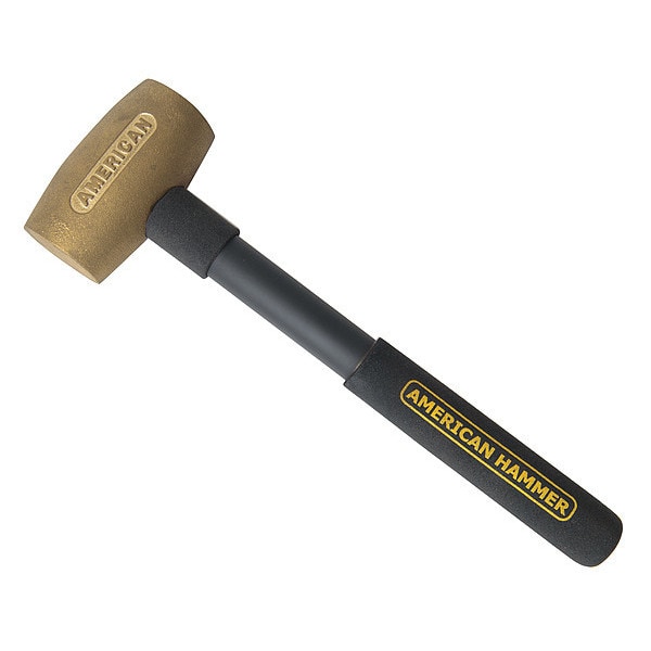 American Hammer Hammer, Aluminum Bronze, 3.5 lb. - AM3.5BZCG