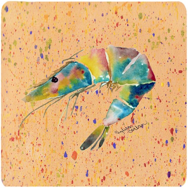 Carolines Treasures Shrimp Foam Coasters - Set of 4 - 8469FC
