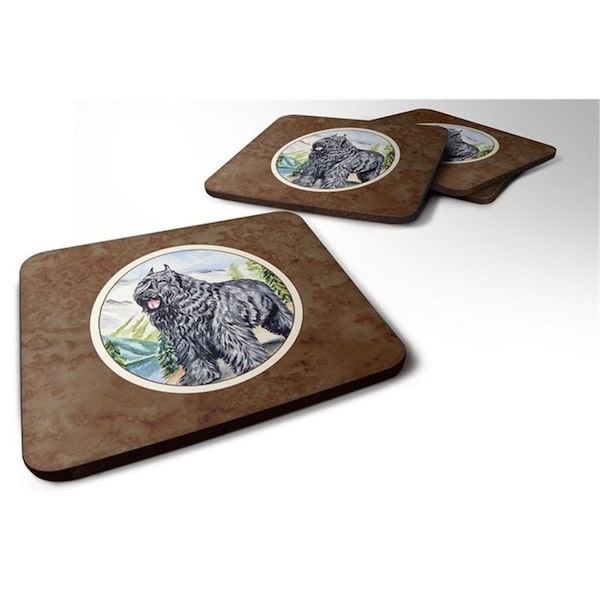Carolines Treasures Bouvier Des Flandres Foam Coaster, Set of 4 - 7049FC