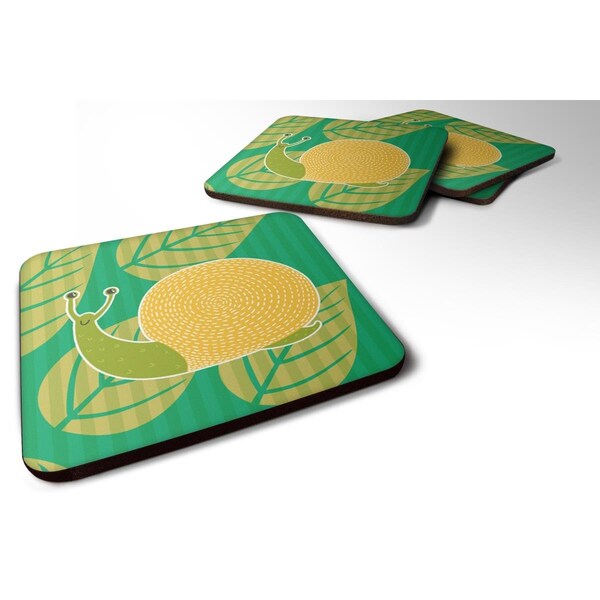 Carolines Treasures Snail Foam Coasters - Set of 4 - BB6783FC
