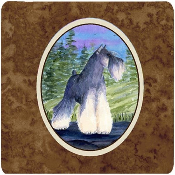 Carolines Treasures Carolines Treasures SS1061FC Schnauzer Foam Coasters; Set Of 4 - SS1061FC