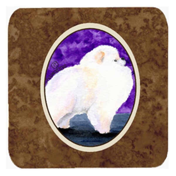 Carolines Treasures Pomeranian Foam Coasters- Set of 4 - SS8688FC