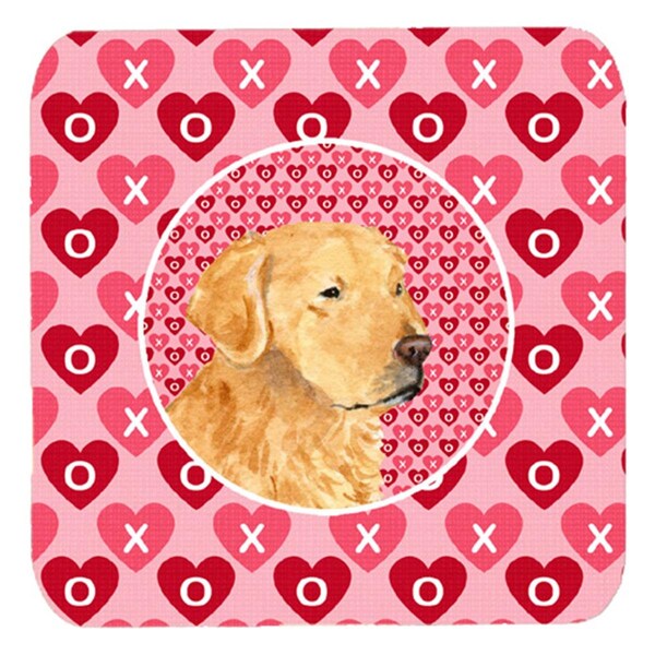 Carolines Treasures Golden Retriever Foam Coasters- Set of 4 - SS4476FC