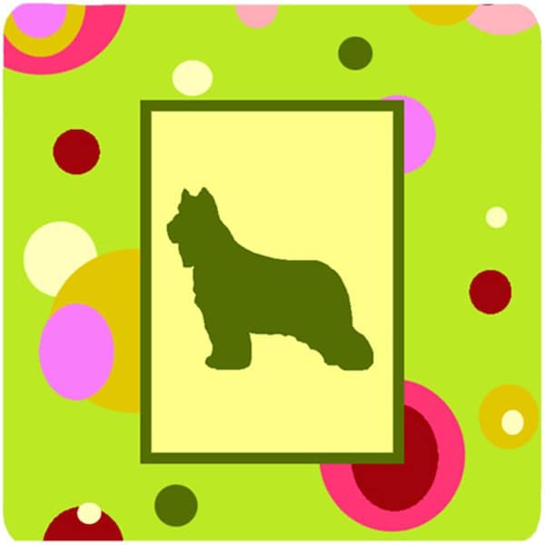 Carolines Treasures Briard Foam Coasters - Set of 4 - CK1121FC