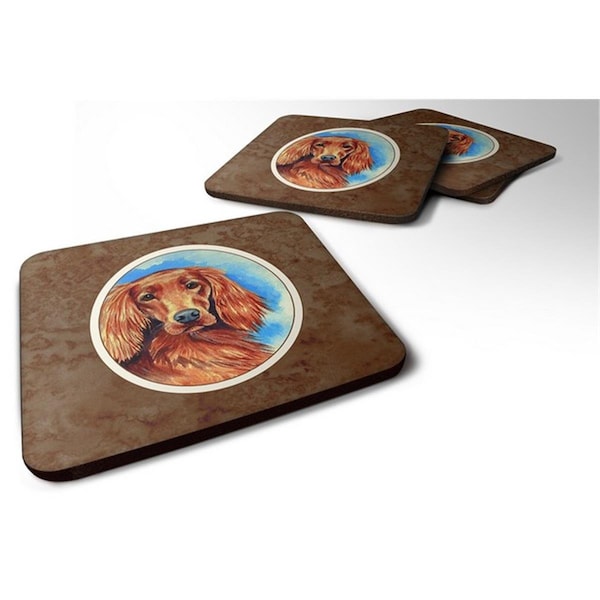 Carolines Treasures Irish Setter Foam Coaster, Set of 4 - 7029FC