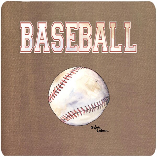Carolines Treasures Baseball Foam Coasters- Set of 4 - 8485FC