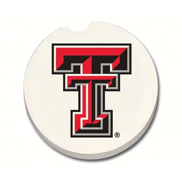 Counterart Counter Art CART12324 Texas Tech Red Raiders Car Coaster - CART12324