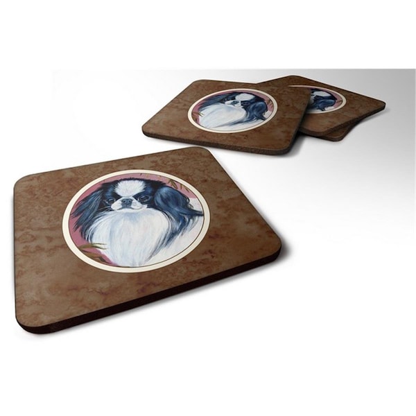 Carolines Treasures Japanese Chin Foam Coaster, Set of 4 - 7149FC