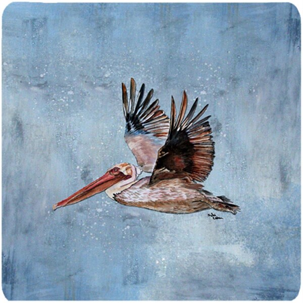 Carolines Treasures Bird - Pelican Foam Coasters - Set of 4 - 8506FC
