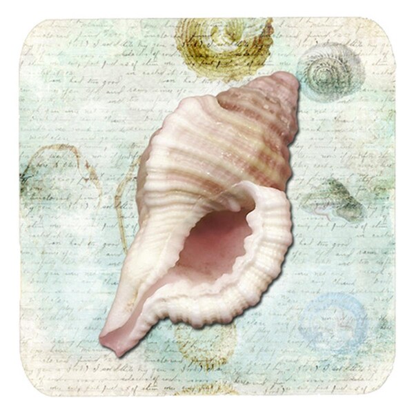 Carolines Treasures Shells Foam Coasters - Set of 4- 3.5 x 3.5 In. - SB3041FC