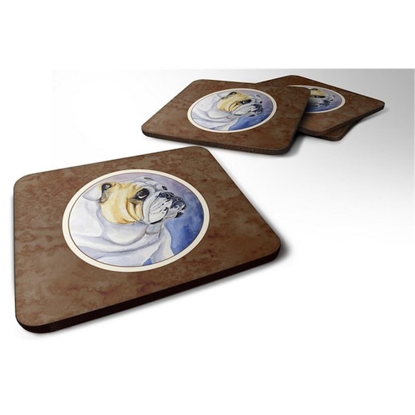 Carolines Treasures English Bulldog Foam Coaster, Set of 4 - 7028FC