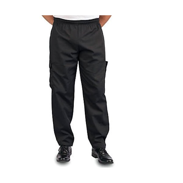 Allpoints Kng Lg Baggy Chef Pants Black - 1138L