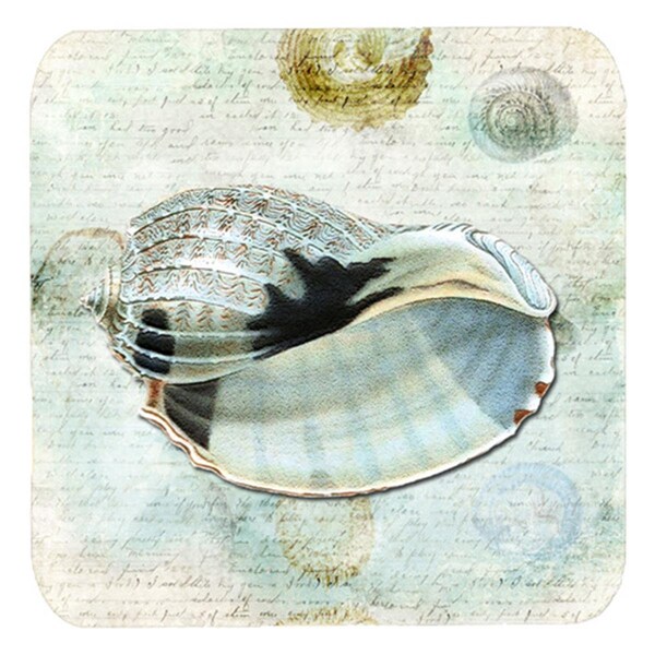 Carolines Treasures Shells Foam Coasters - Set of 4- 3.5 x 3.5 In. - SB3028FC