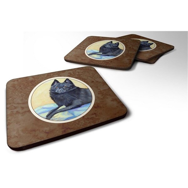 Carolines Treasures Schipperke Sweet Dreams Foam Coaster, Set of 4 - 7152FC