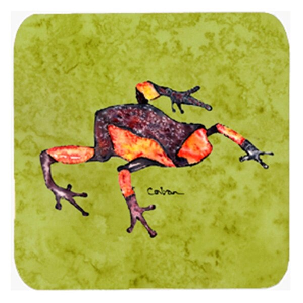 Carolines Treasures Frog Foam Coasters- Set of 4 - 8689FC
