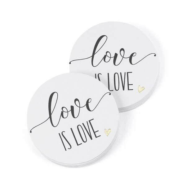 Hortense Hewitt Love is Love Coaster, 25PK - 55127