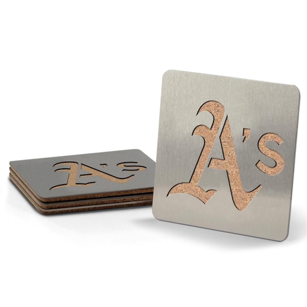 Youthefan Oakland Athletics Boaster, Set of 4 - 7011387