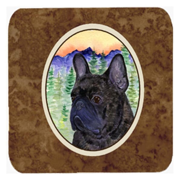 Carolines Treasures French Bulldog Foam Coasters - Set of 4 - SS8257FC