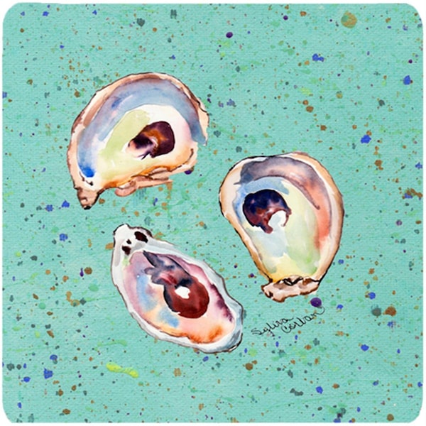 Carolines Treasures Oyster Foam Coasters - Set of 4 - 8463FC