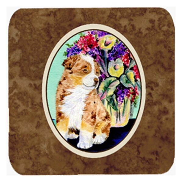 Carolines Treasures Australian Shepherd Foam Coasters - Set of 4 - SS8312FC