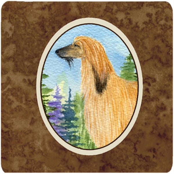 Carolines Treasures Afghan Hound Foam Coasters- Set of 4 - SS8220FC