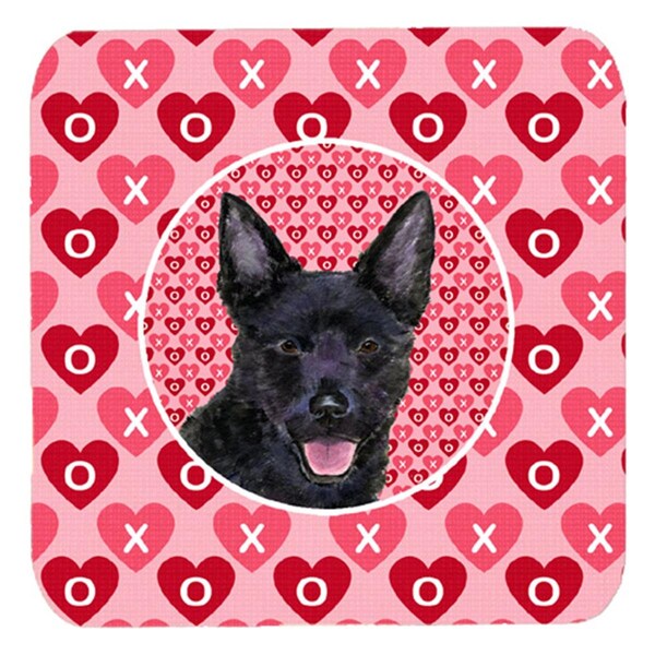Carolines Treasures Australian Kelpie Foam Coasters- Set of 4 - SS4498FC